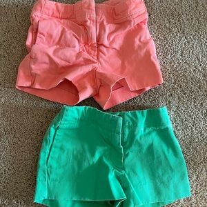 2 Jcrew crewcuts Frankie girls shorts size 4